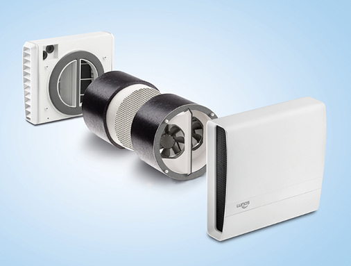 Funktionsräume wie Bäder und Küchen können vom System ego be- und 
entlüftet werden. Ein paarweiser Betrieb ist nicht notwendig, da in einem 
System e
go
  zwei kleine“ e²  für eine gleichzeitige Zu-und Abluft mit 
Wärmerückgewinnung sorgen.

