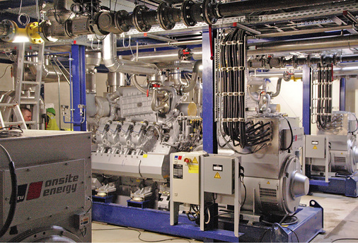 Bild 1: Hocheffizientes Blockheizkraftwerk

