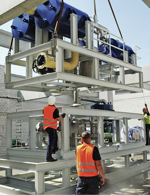 Bild 2: NH
3
-H
2
O-Absorptionskältemaschine

