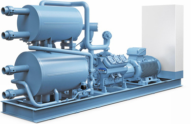 Neu im Programm: die Kaltwassererzeuger GEA BluGenium. Sie verdanken ihre 
Effizienz nicht zuletzt den Kolbenverdichtern der V-Serie.

