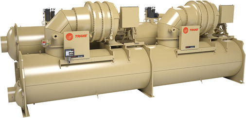 Wassergekühlte Turbo-Wasserkühlmaschinen Serie E CenTraVac mit 2 600 bis 
14 000 kW Leistung

