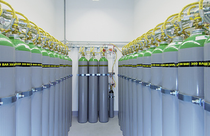 Im Brandfall kann die Argon-Edelgas-Löschanlage den EDV-Raum und die 
Technikräume löschen, da sie als Mehrbereichsanlage konzipiert wurde.

