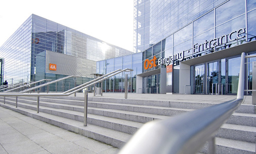 Messeeingang Ost: hier geht es am schnellsten zur Chillventa.

