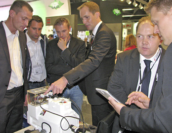 Das Diagnose-System von Kriwan fand viel Interesse


