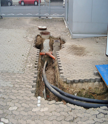 Bild 6: Schacht des EWR 1 zur Kabine

