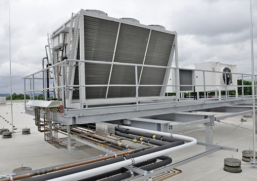 
Gaskühler mit 350 kW Verflüssigungsleistung

