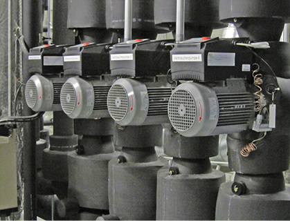 Pumpengruppe für Kälteversorgung der DC

