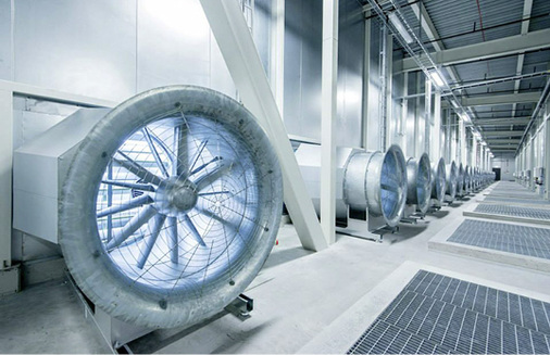 Abluftventilatoren ZerAx mit Akustik-Diffusoren

