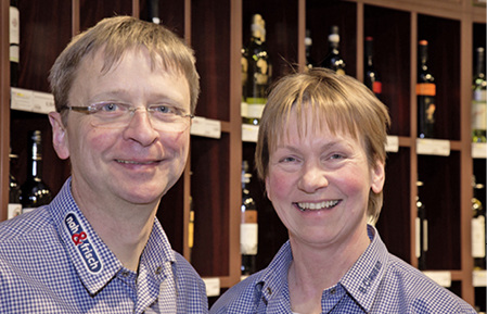 Die selbstständigen Kaufleute Birte und Volker Clausen

