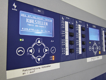 Die Regelung erfolgt über das Hauptmodul Frigolink von Wurm.

