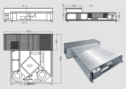
Geräteaufbau und -abmessungen

