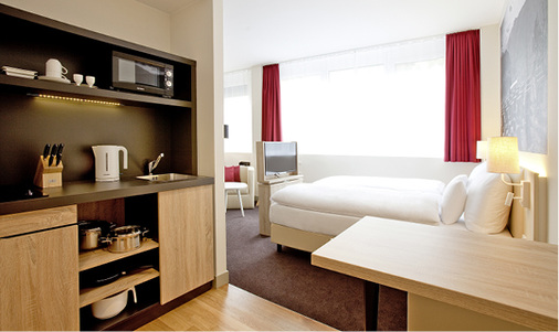 Superior Zimmer mit Kitchenette im arcona Living München


 - © arcona Management GmbH

