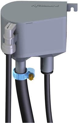 Das atmosphärisch offene Befüllsystem HyFlow schützt zuverlässig gegen 
die Kontamination des Leitungswassers.

