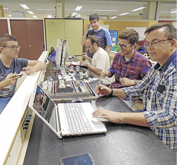 Einblick in die Berufsschule El Cabanyal, Valencia

