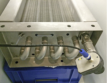 
Der Sensor in eingebautem Zustand

