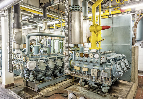 Die meisten Kühlhäuser setzen auf Ammoniak.


