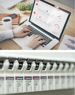 Knapp 20 km Busleitungen, 6 800 m Fernbedienungsleitungen und 21 km 
Kältemittelrohrleitungen mit Durchmessern von 6 bis 28 mm wurden verlegt. 
40 Steuerungen der MELSEC L-Serie MAPS-Integrationstool: 
Maps-Life-Cycle-Softwaretool (Mitsubishi Adroit…