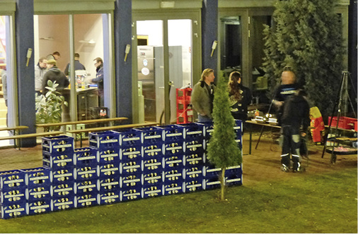 Gemütlich und entspannt verläuft der Abend.

