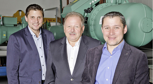 Die Geschäftsführung von L & R (v. l.): Sebastian Rüßmann, Burkhard 
Rüßmann, André Rüßmann


