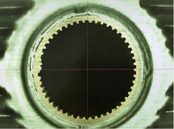 Mit Kugel aufgeweitetes Rohr


