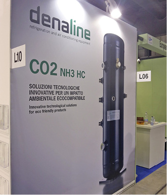 Auch CO
2
  war auf der Mostra Convegno präsent.

