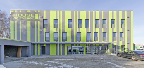 Das House of Energy im attraktiven Barcode-Look

