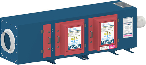 Aus eins mach zwei: Die Elektrofilter sind mittels eines speziellen 
Modulsystems flexibel erweiterbar. Je nach Anforderung lassen sich auf diese 
Weise die Filterfläche und die Absaugleistung modular vergrößern.

