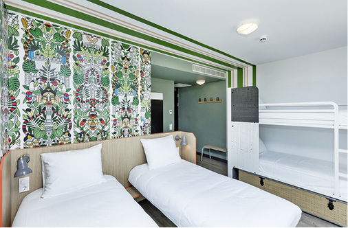 Insgesamt 168 Gästezimmer für 568 Besucher stehen zur Verfügung.

