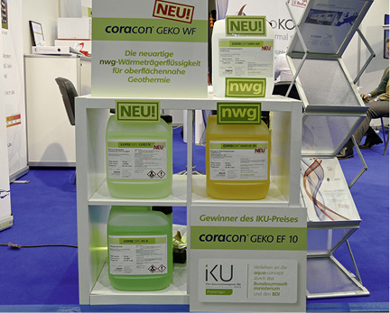 Wärmeübertragerflüssigkeiten für Erdwärmesonden, auch ökologische“, 
finden nicht immer die Zustimmung der unteren Wasserbehörden. Wasser als 
Wärmeträgermedium hat viele Vorteile, aber Anlagenplanung und 
Regelungskonzept sind anspruchsvoller.

