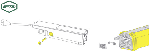 Integrierte austauschbare Sicherung

