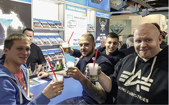 Der junge Nachwuchs am KK-Stand


