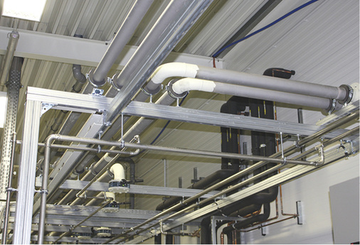 Für größere Installations-aufgaben hat sich die Verwendung von 
Schienen-Montage-systemen bewährt.

