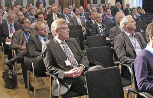 Blick in einen Vortragsraum

