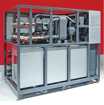 
Auf der EuroShop erstmals vorgestellt: das in Zusammenarbeit mit Aldi Nord 
entwickelte neue Energiesystem ESyCool green.

