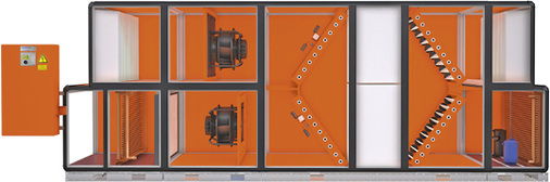 
RLT-System mit Wärmerückgewinnung Resolair

