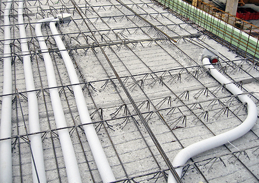 Das flexible Rohrsystem Flexpipe ist montagefreundlich und in wenigen 
Schritten verlegt.

