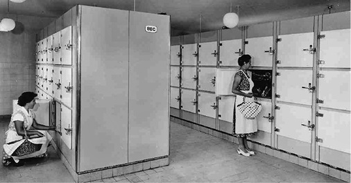 
Schrank-Gemeinschaftsgefrieranlage

