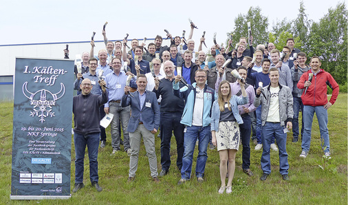 Die Teilnehmer des 1. Kälten-Treffs 2015

