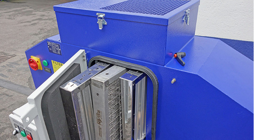 Retrofit-Abscheider mit ausziehbaren Filterelementen

