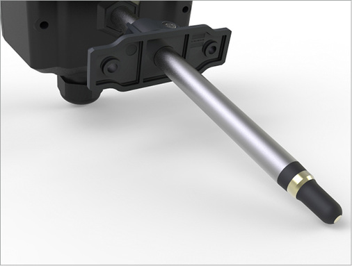 
Bild 1: Neu entwickelter kalorimetrischer Luftstromsensor

