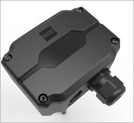 Anschlussgehäuse des Sensors mit Auswerteelektronik. (Design: cognito)

