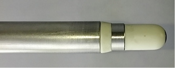 Bild 7: Erster Prototyp eines kalorimetrischen Strömungssensors

