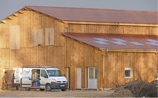 Das Gebäude in Les Eparres

