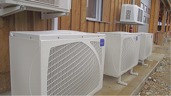 Eingebaut wurden insgesamt sechs Verflüssigungssätze.

