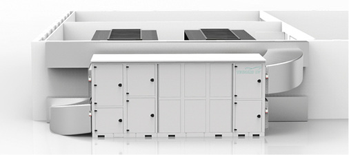 Free-Cooling-Klimageräte der F-Serie mit adiabatischer Kühlung

