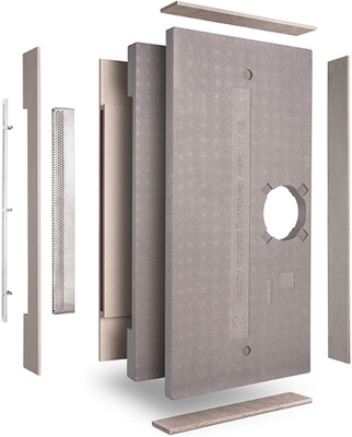 
Fassadenelement LUNOtherm mit DIBt-Zulassung.

