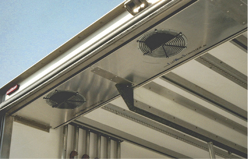 Luftwandanlage für Kühlfahrzeuge

