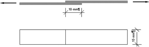 Bild 5: Vereinfachte Darstellung der Probengeometrie nach [17]


