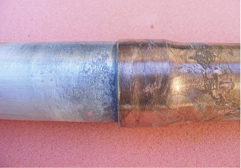 Bild 7: Lötprobe Schälprüfung

