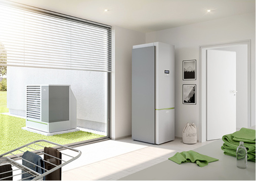 Die leise Luft / Wasser-Wärmepumpe x-change compact ist hier mit dem 
eleganten und platzsparenden Puffer- und Warmwasserspeicher x-buffer compact 
combi kombiniert. Dieser enthält alle wichtigen Komponenten für den 
Anschluss der Wärmepumpe an die…